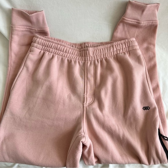 Awesome men’s pink fleece joggers - Picture 2 of 8